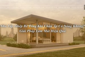 Nhà Lắp Ghép Bê Tông Khí Chân Áp Có Nóng Không? Giải Pháp Làm Mát Hiệu Quả